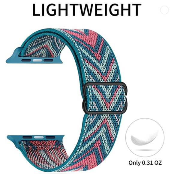 NEW[BAND] Nylon Adjustable Strap For Apple Watch F - Picture 2 of 6